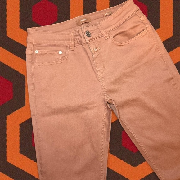 NWT CLOSED BAKER Mid-Rise Sandy Tan Skinny Cut Colored Denim Jeans — Size 27 - Picture 4 of 7